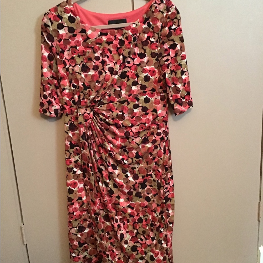 Pink bubble print dress